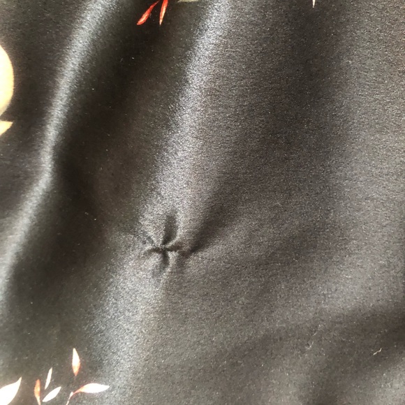 Black Fiori di Zucca A-line dress with bold flower print - Picture 4 of 6